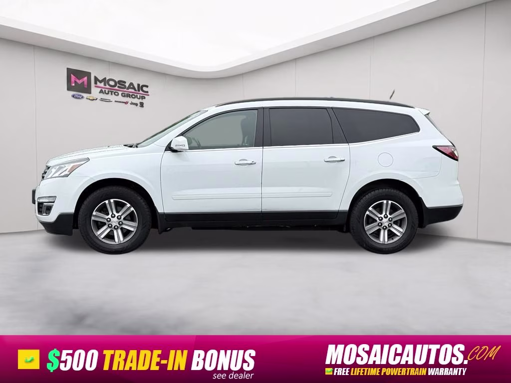 2017 Summit White Chevrolet Traverse 2LT AWD SUV