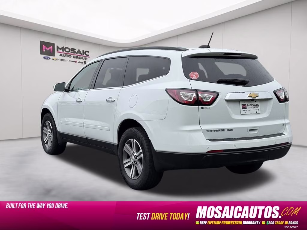 2017 Summit White Chevrolet Traverse 2LT AWD SUV