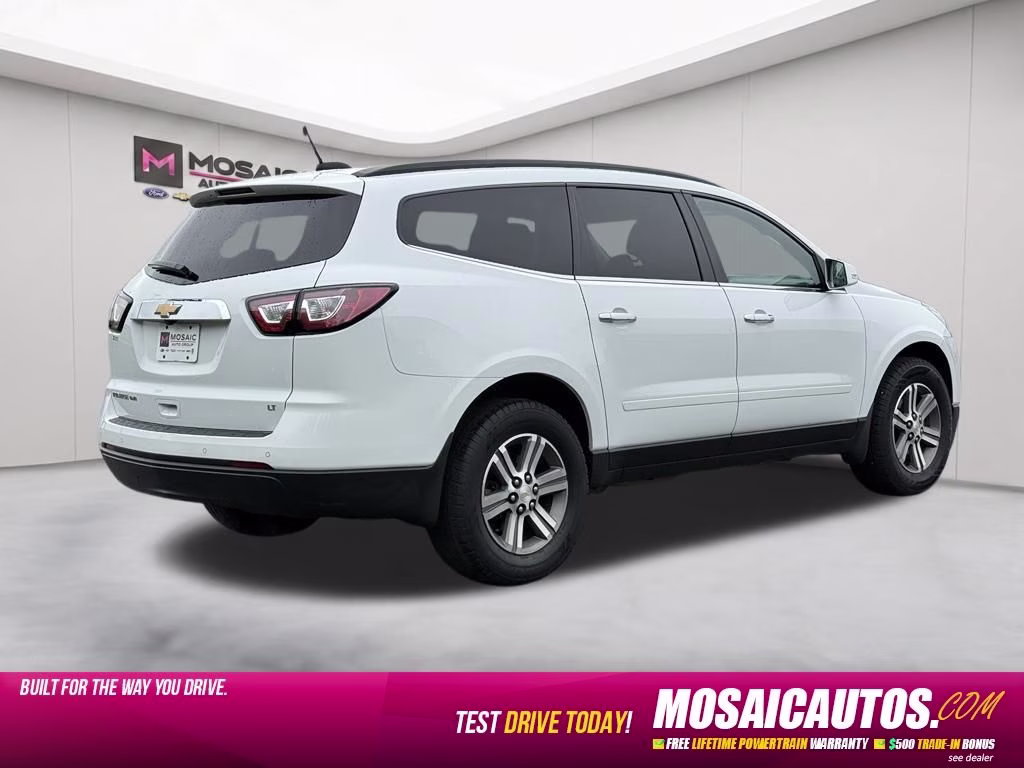 2017 Summit White Chevrolet Traverse 2LT AWD SUV