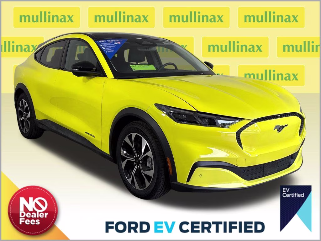 2025 Grabber Yellow Ford Mustang Mach-E Select AWD SUV