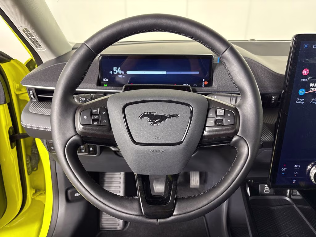 2025 Grabber Yellow Ford Mustang Mach-E Select AWD SUV