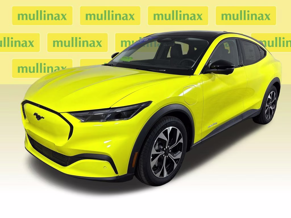 2025 Grabber Yellow Ford Mustang Mach-E Select AWD SUV