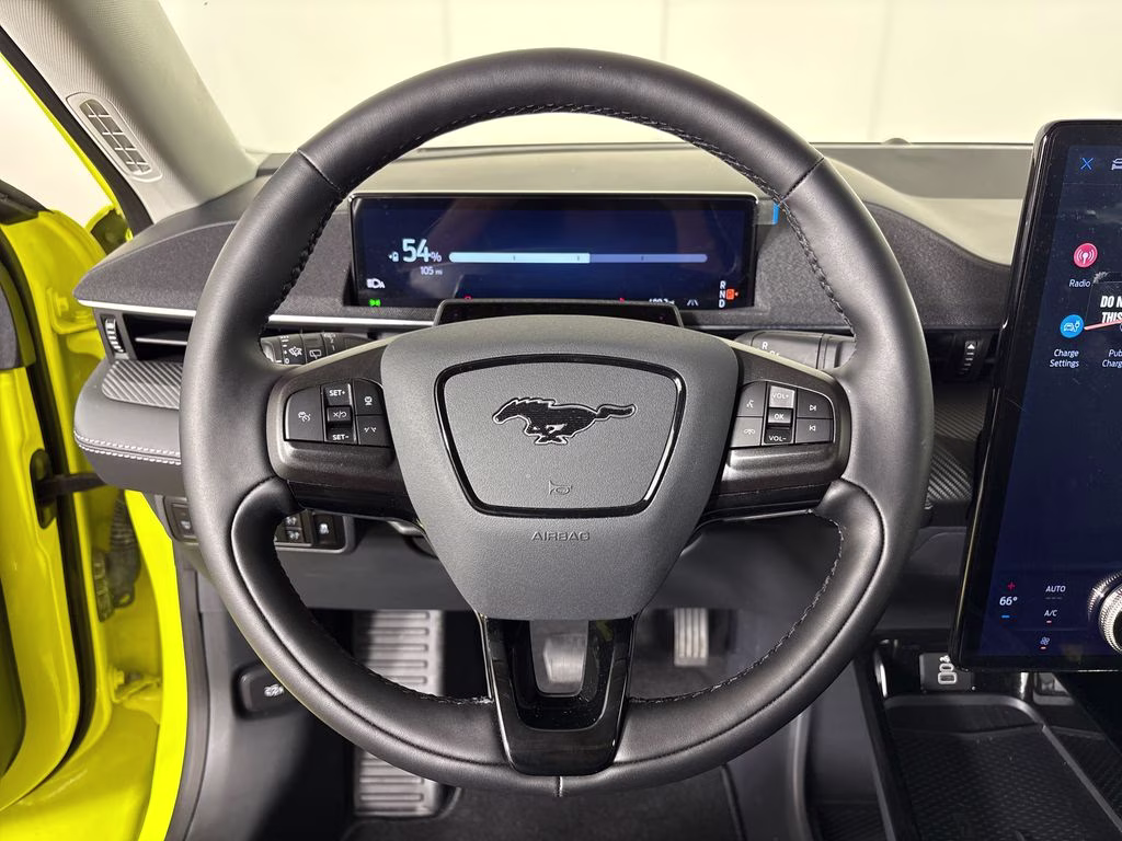 2025 Grabber Yellow Ford Mustang Mach-E Select AWD SUV