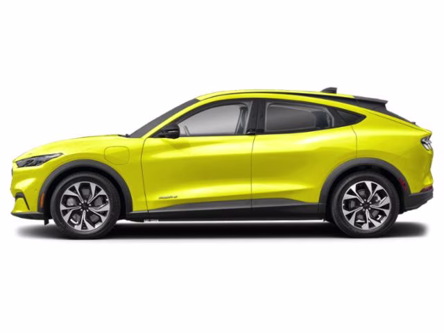 2025 Yellow Ford Mustang Mach-E Select AWD SUV