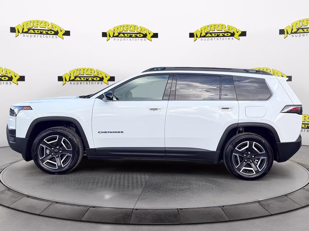 2026 Bright White Clearcoat Jeep Cherokee Limited 4X4 SUV