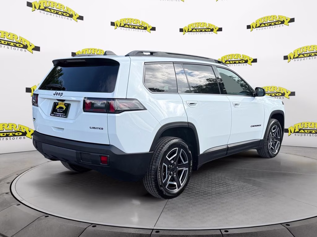 2026 Bright White Clearcoat Jeep Cherokee Limited 4X4 SUV