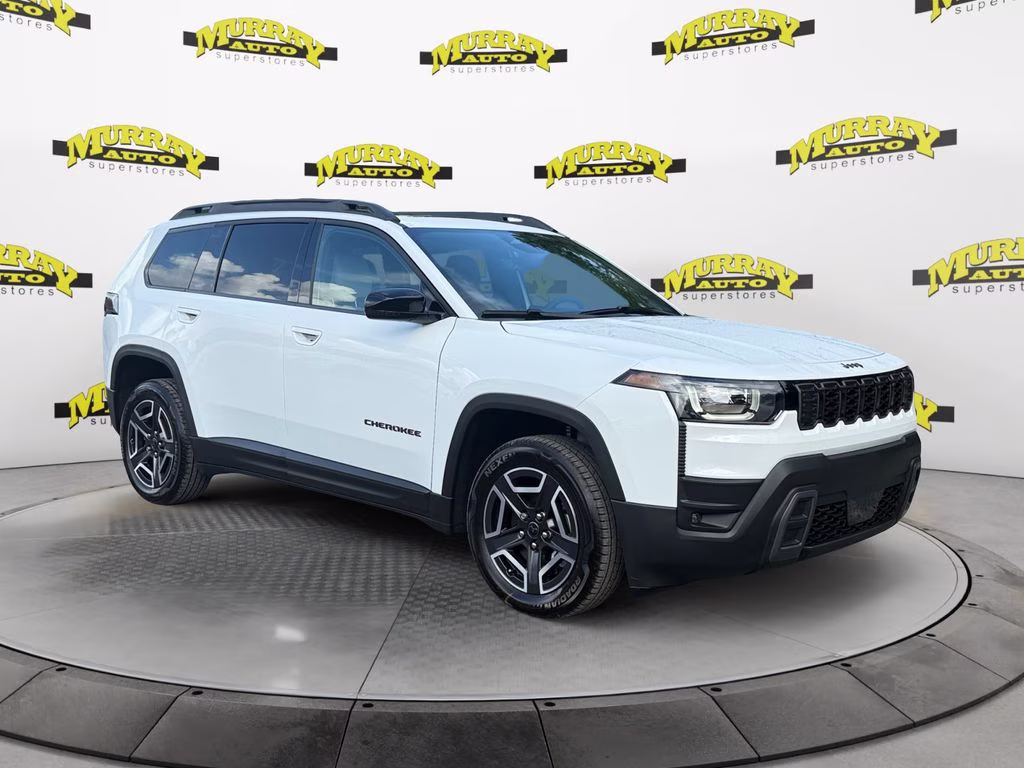 2026 Bright White Clearcoat Jeep Cherokee Limited 4X4 SUV