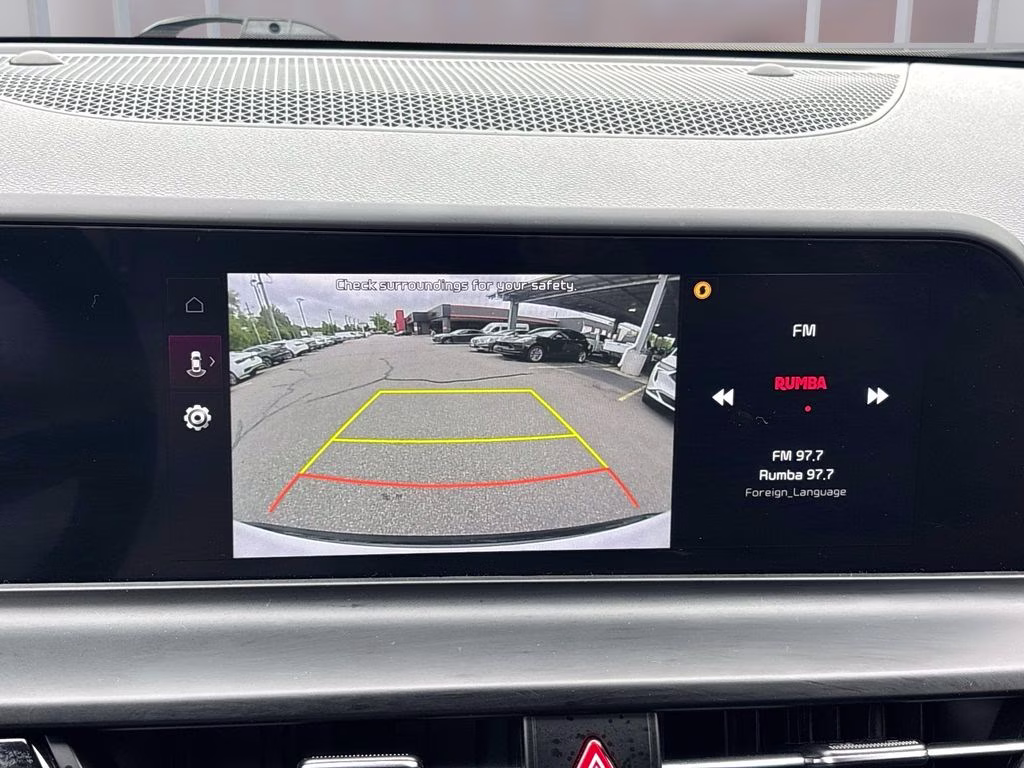 2024 Clear White/Black Roof Kia Seltos X-Line AWD SUV