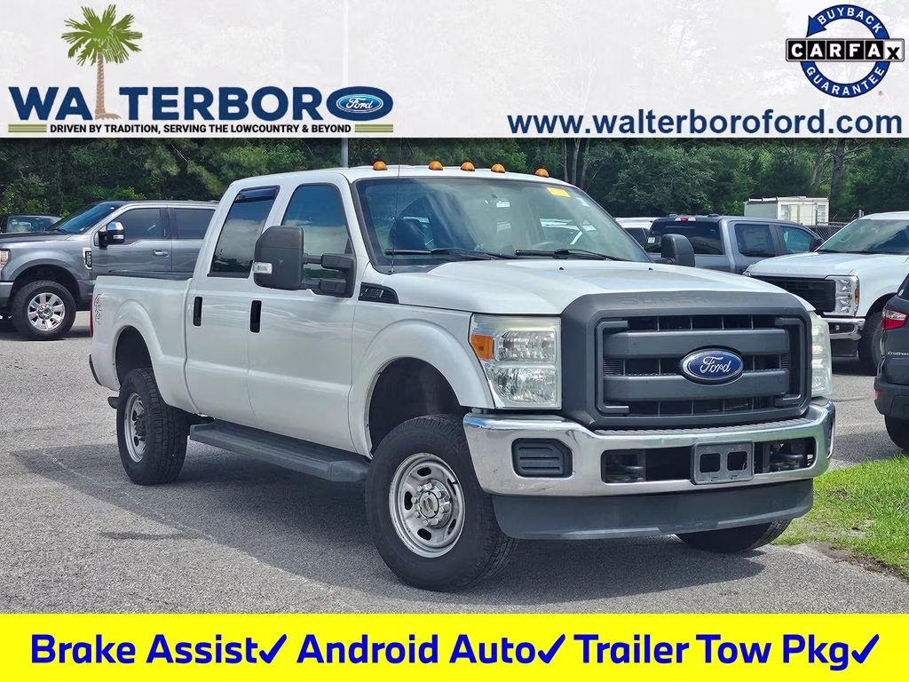 2015 Oxford White Ford Super Duty F-250 SRW XL 4X4 Truck