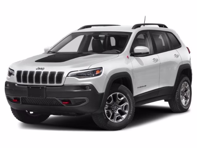 2022 Bright White Clearcoat Jeep Cherokee Trailhawk 4X4 SUV