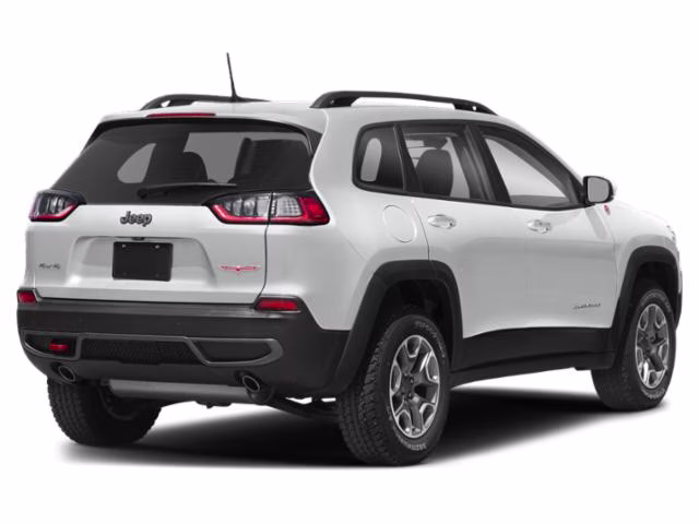 2022 Bright White Clearcoat Jeep Cherokee Trailhawk 4X4 SUV