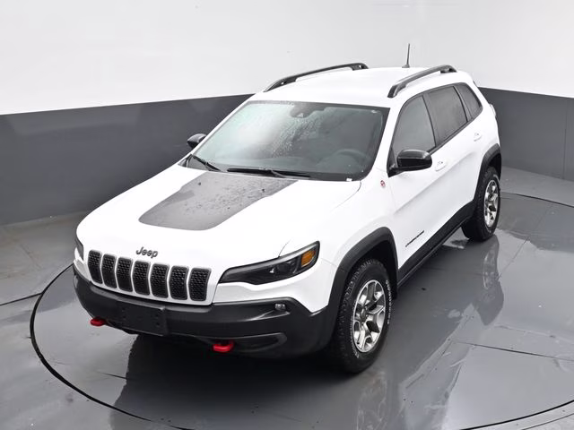 2022 Bright White Clearcoat Jeep Cherokee Trailhawk 4X4 SUV