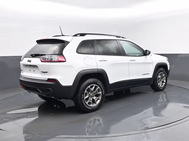 2022 Bright White Clearcoat Jeep Cherokee Trailhawk 4X4 SUV