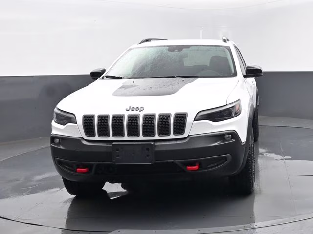 2022 Bright White Clearcoat Jeep Cherokee Trailhawk 4X4 SUV