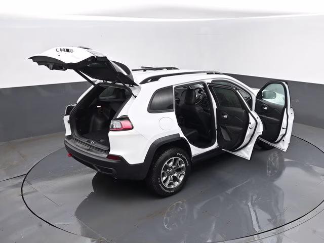2022 Bright White Clearcoat Jeep Cherokee Trailhawk 4X4 SUV