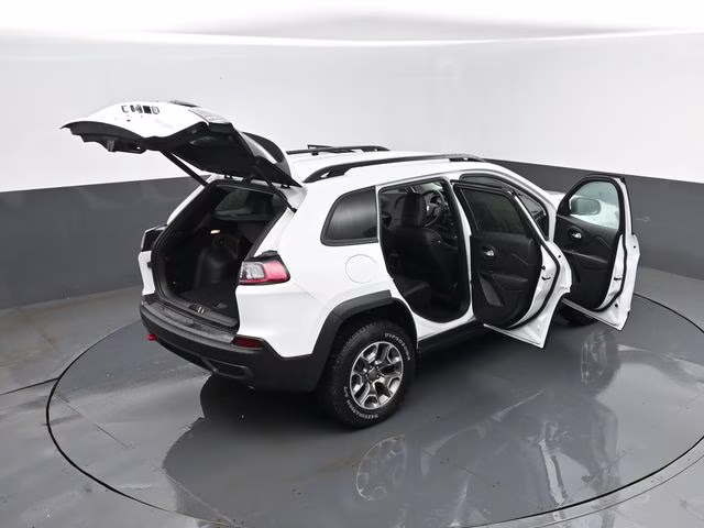 2022 Bright White Clearcoat Jeep Cherokee Trailhawk 4X4 SUV
