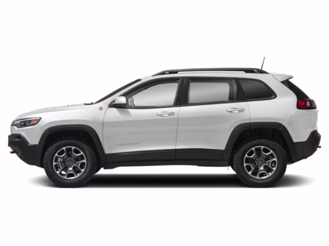 2022 Bright White Clearcoat Jeep Cherokee Trailhawk 4X4 SUV