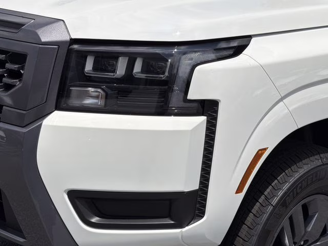 2026 Glacier White Nissan Frontier SV RWD Truck