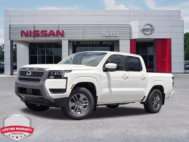 2026 Glacier White Nissan Frontier SV RWD Truck