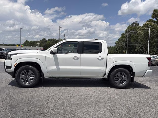 2026 Glacier White Nissan Frontier SV RWD Truck