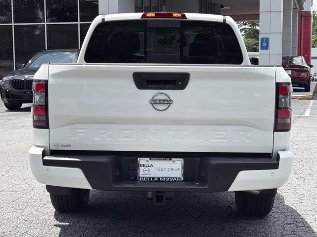 2026 Glacier White Nissan Frontier SV RWD Truck