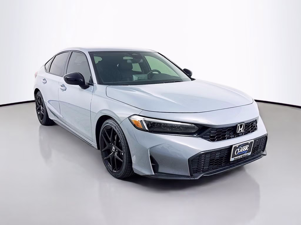 2026 Urban Gray Pearl Honda Civic Sport FWD Hatchback
