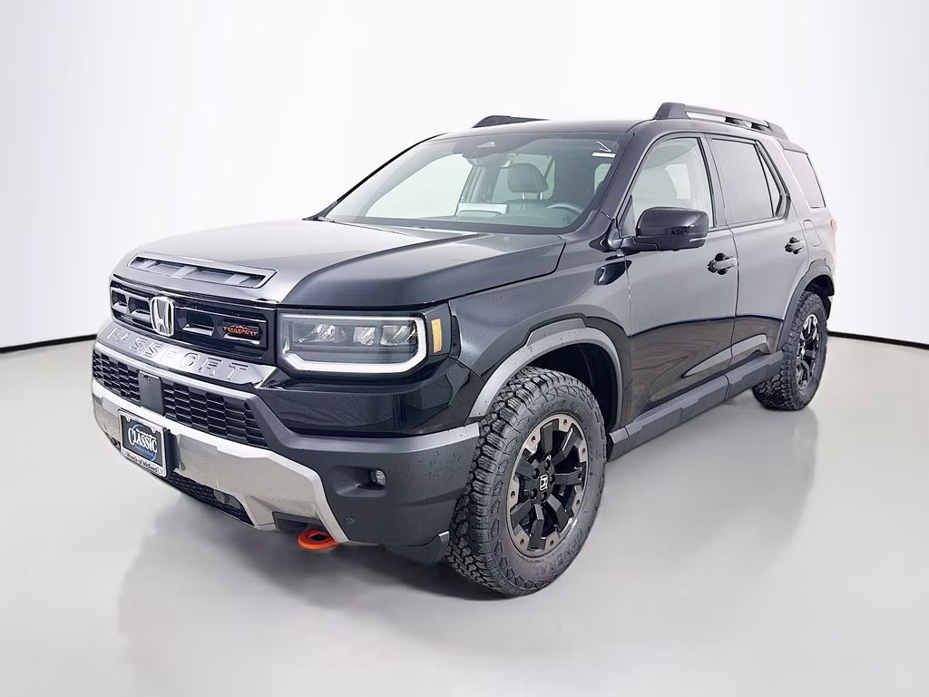 2026 Crystal Black Pearl Honda Passport TrailSport Elite AWD SUV