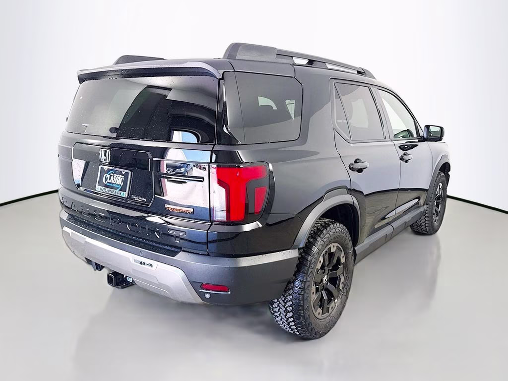 2026 Crystal Black Pearl Honda Passport TrailSport Elite AWD SUV