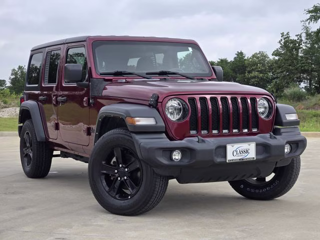 2022 Snazzberry Pearlcoat Jeep Wrangler Unlimited Sport Altitude 4X4 SUV
