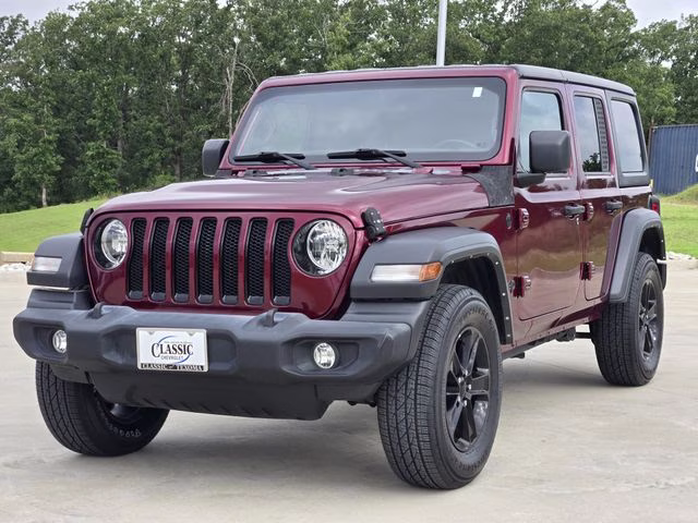 2022 Snazzberry Pearlcoat Jeep Wrangler Unlimited Sport Altitude 4X4 SUV