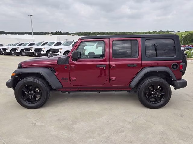 2022 Snazzberry Pearlcoat Jeep Wrangler Unlimited Sport Altitude 4X4 SUV