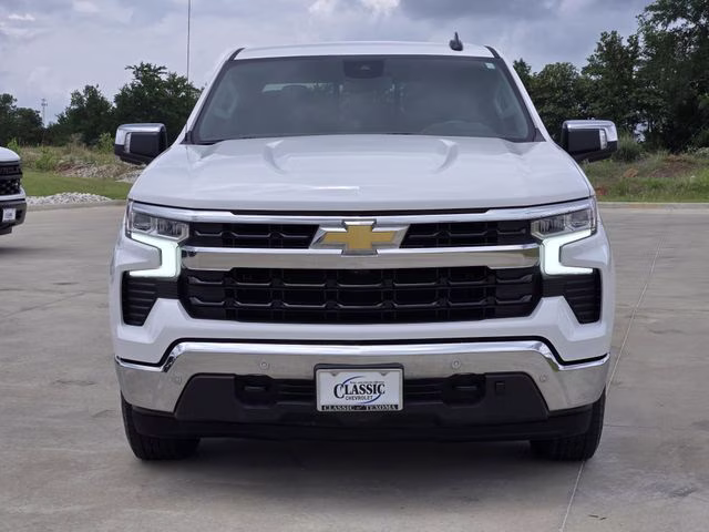 2025 Summit White Chevrolet Silverado 1500 LT 4X4 Truck