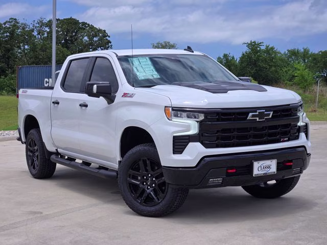 2026 Summit White Chevrolet Silverado 1500 LT Trail Boss 4X4 Truck