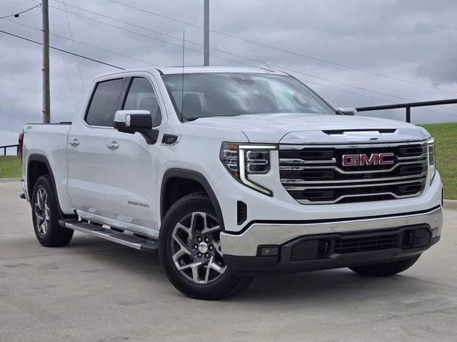 2024 Summit White GMC Sierra 1500 SLT 4X4 Truck