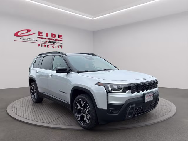 2026 Silver Zynith Clearcoat Jeep Cherokee Overland 4X4 SUV