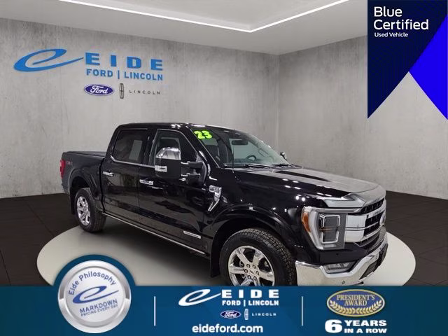 2023 Agate Black Metallic Ford F-150 Lariat 4X4 Truck