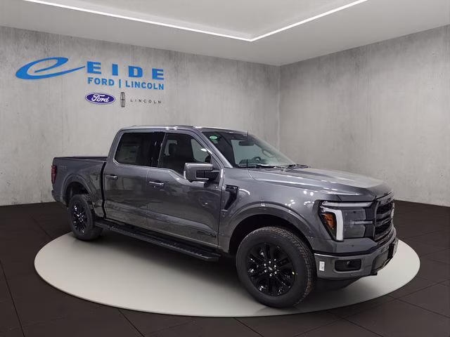 2026 Carbonized Gray Metallic Ford F-150 Lariat Black Appearance 4X4 Truck
