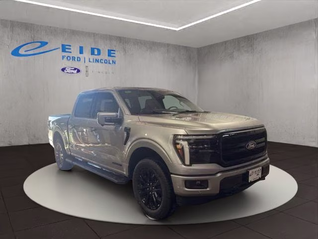 2026 Iconic Silver Metallic Ford F-150 Lariat Black Appearance 4X4 Truck