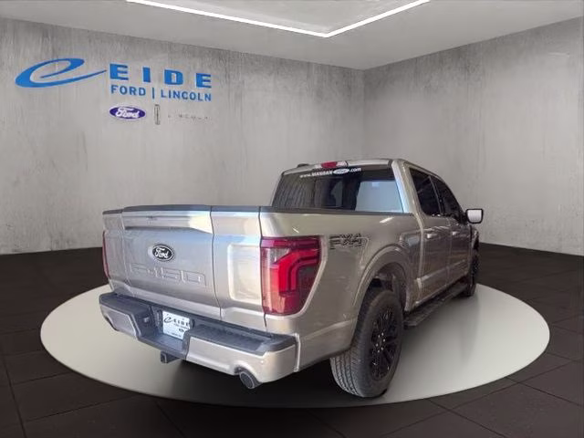 2026 Iconic Silver Metallic Ford F-150 Lariat Black Appearance 4X4 Truck