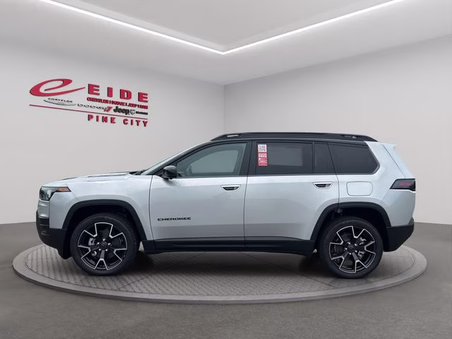 2026 Silver Zynith Clearcoat Jeep Cherokee Overland 4X4 SUV
