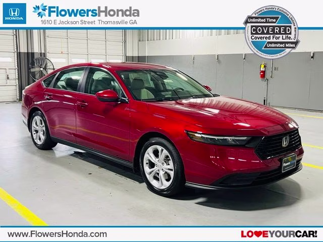 2026 Radiant Red Metallic Honda Accord LX Sedan