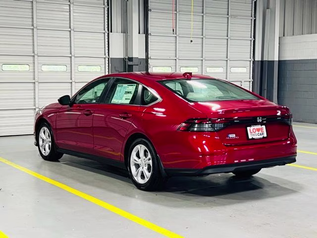 2026 Radiant Red Metallic Honda Accord LX FWD Sedan