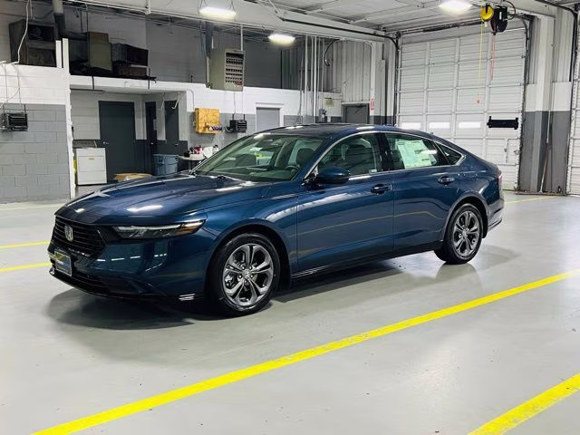 2026 Canyon River Blue Metallic Honda Accord Hybrid EX-L FWD Sedan