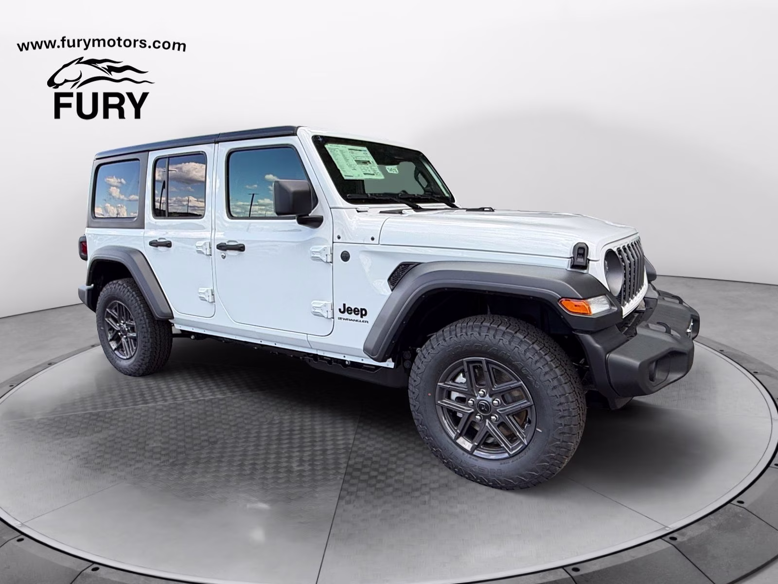 2026 Bright White Clearcoat Jeep Wrangler Sport S 4X4 SUV