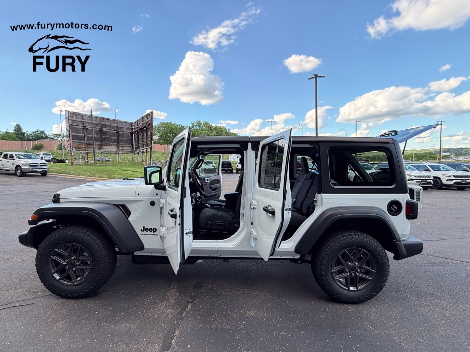 2026 Bright White Clearcoat Jeep Wrangler Sport S 4X4 SUV