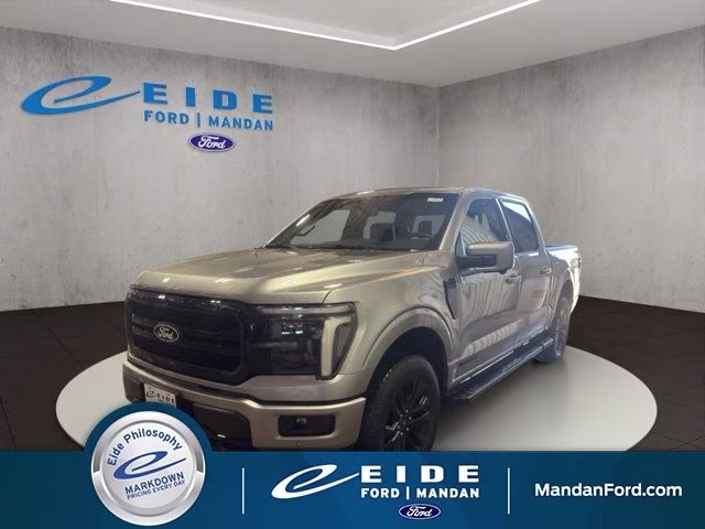 2026 Iconic Silver Metallic Ford F-150 Lariat Black Appearance 4X4 Truck