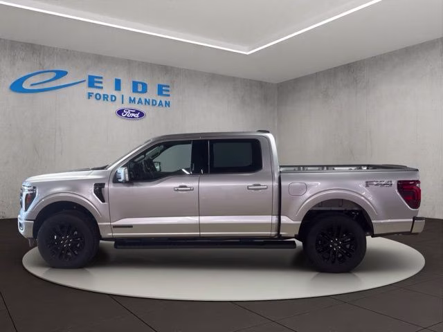 2026 Iconic Silver Metallic Ford F-150 Lariat Black Appearance 4X4 Truck