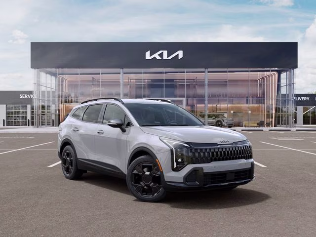 2026 Gray Kia Sportage Hybrid X-Line AWD SUV