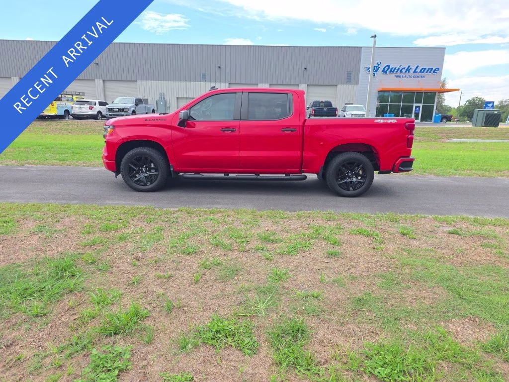 2024 Red Hot Chevrolet Silverado 1500 Custom 4X4 Truck