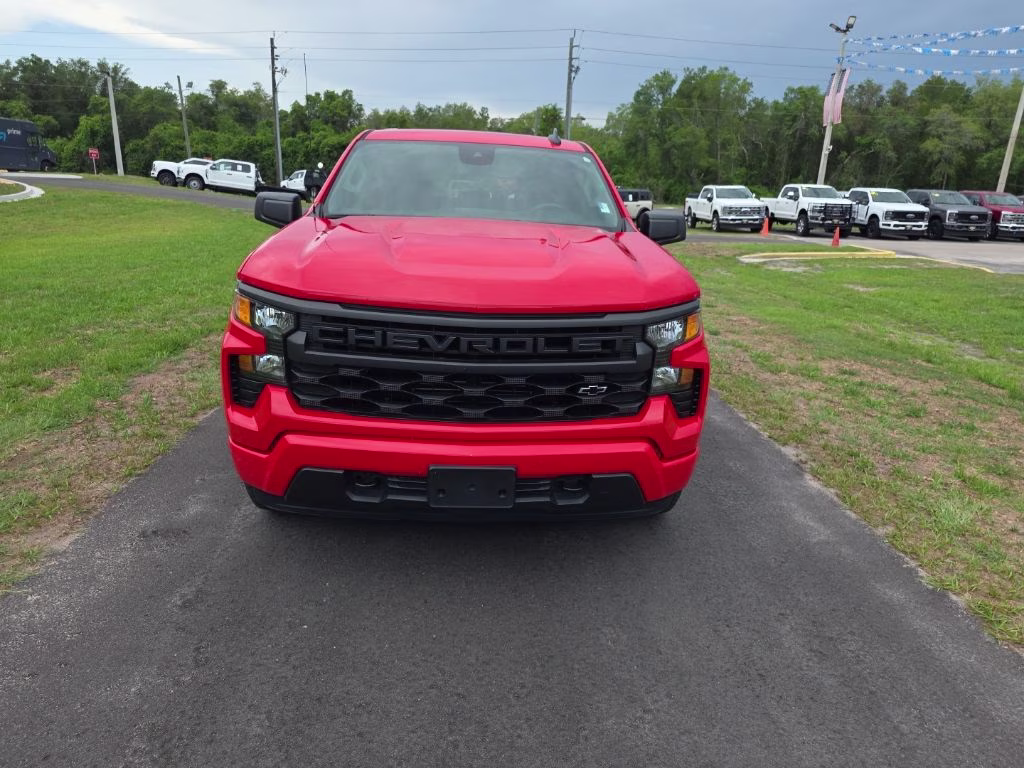 2024 Red Hot Chevrolet Silverado 1500 Custom 4X4 Truck